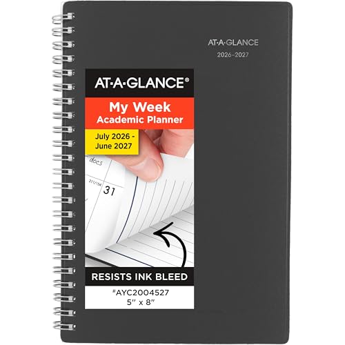AT-A-GLANCE Planner 2026-2027 Weekly & Monthly Academic...