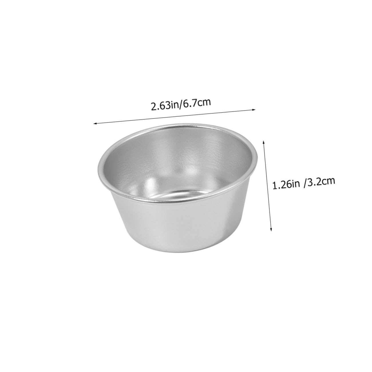 HEMOTON 30piezas Molde Para Muffins y Pudding De Reutilizable De Tazas Antiadherentes Para Hornear Tartas Pasteles y Postres