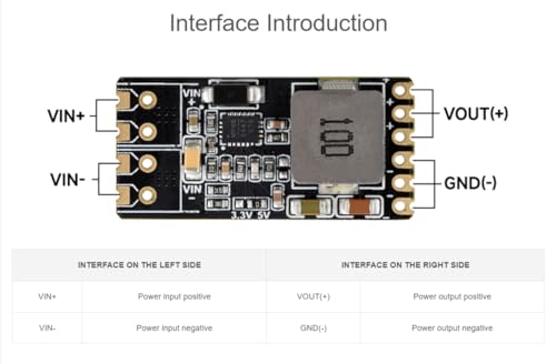 TUOPUONE DC-DC Buck Modul 3,3V/5V - Kompakt och Lätt att Integrera