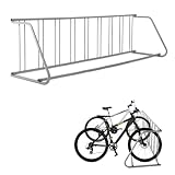 ActiveTrail Commercial Grid Bike Rack - Heavy Duty Outdoor Bicycle Rack Stand, Freestanding Metal Floor Bike Stand for Garage, School, Outdoor Parking, Bike Shop (Single & Double Sided)