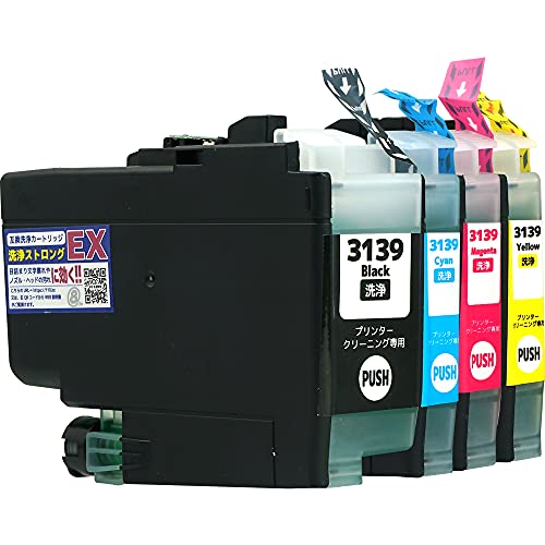 Amazon.co.jp: LC3139-4PK (BK/C/M/Y)【強力洗浄カートリッジ 4色