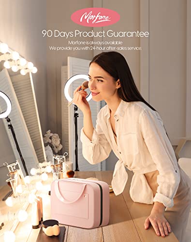 Morfone Travel Toiletry Bag With Leak Proof Bottles, Hanging Travel Makeup Organizer With Tsa Approved Cosmetic Bag Portable Travel Bags For Toiletries Accessories Container Shampoo Conditioner #TOP6