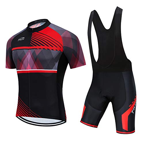 JPOJPO Men Cycling Jersey Set Short Sleeve MTB Bike Clothing Team Downhill Cycling Shorts Suit