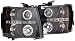 Spyder Auto PRO-YD-CS07-HL-BK Chevy Silverado 1500/2500/3500 Black Halogen LED Projector Headlight