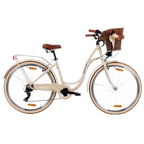 Goetze Mood Damen Citybike 28 Zoll | 18 Zoll Aluminiumrahmen | 7-Gang Kettenschaltung | V-Bremse | â€¦ – Vignette