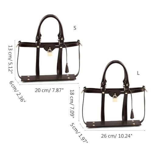 Hollow Tote Messenger Bag Set DIY Crossbody Bag Accessory PU Encasement2