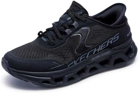 Skechers Herren 232921 NvblSneaker | Slip-Ins, Engineered Mesh Upper Sneaker, Glide-Step geometrische Zwischensohle, maschinenwaschbar, luftgekühlte