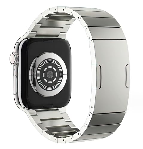 Bracelet Apple Watch Série 10 en Métal Léger, Dites Adieu aux Bracelets Lourds