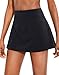 Soothfeel Pleated Tennis Skirt for Women with Pockets Women's High Waisted Athletic Golf Skorts Skirts for Workout Running（Black, S）