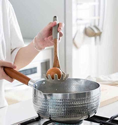 Silicone Kitchen Tools Set Cooking Utensils Spatula Shovel Soup Spoon with Wooden Handle Special Heat-resistant Design