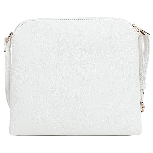 Image of SG SUGU Lightweight Medium Crossbody Bag Shoulder Bag with Tassel and Zipper Pocket