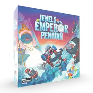 Left Justified Jewels for The Emperor Penguin Board Game – Fun, Engaging, and Funny for Families, Friends, Adults, Kids, and Teens – A Good Gift Idea – Great for Game Night – 2 to 5 Players