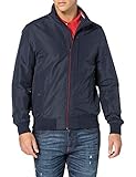 leichter sommer blouson für herren Warme Übergangsjacke mit seitlichen Eingriffstaschen & zusätzlicher Tasche auf Brusthöhe
