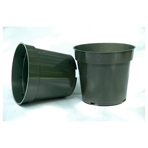 4 Inch Standard Plastic Pots for Plants, Cutting, and Seedlings - 30 Pack