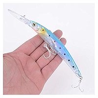 AMOSTRAS FLUTUANTES POPPER MINNOW CRANKBAIT DE PESCA COM AMOSTRAS Conjunto De 3