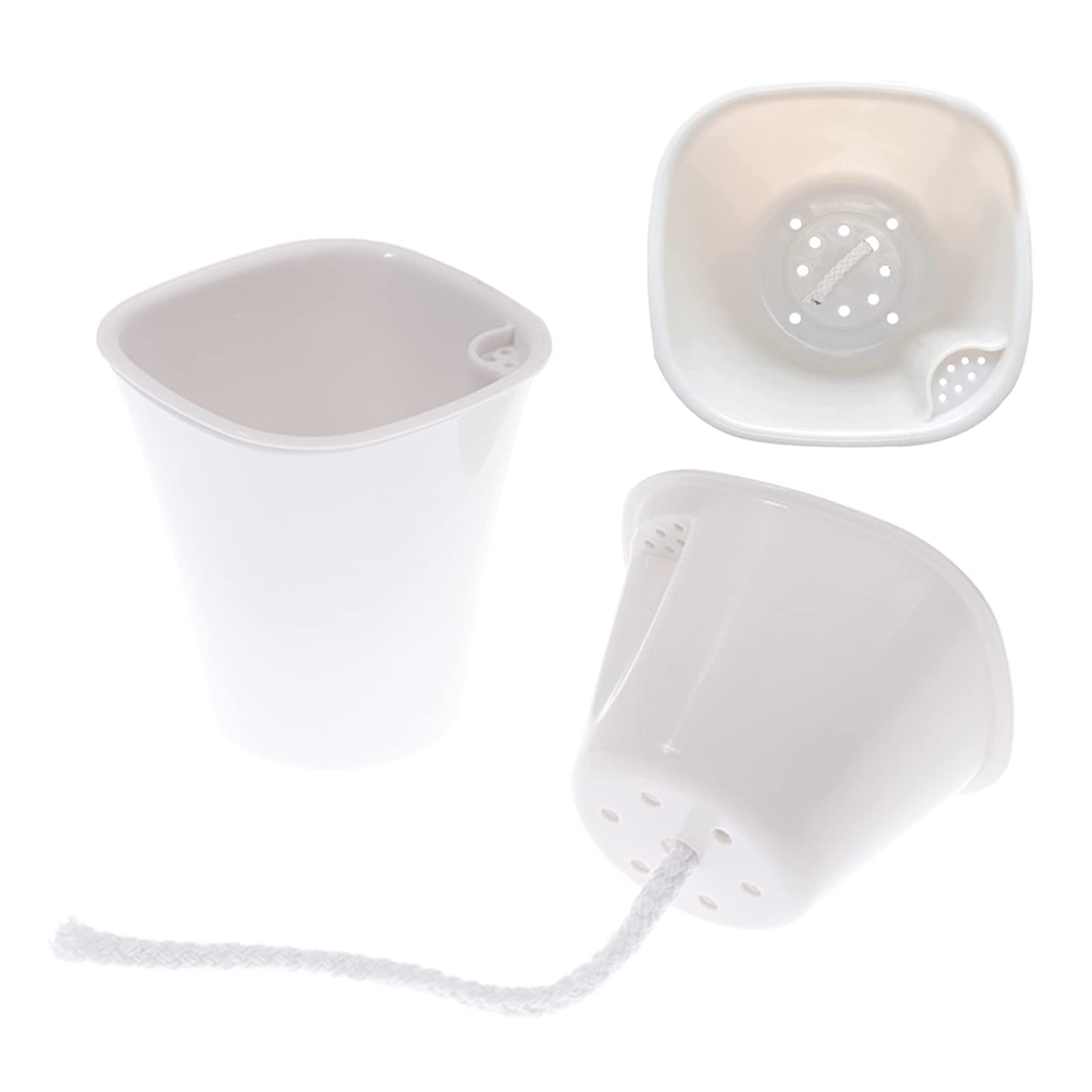 Set di 10 vasi autoirriganti con indicatore del livello dell'acqua, vaso per irrigazione, vaso per erbe, sistema di irrigazione per interni ed esterni (12,5 cm)