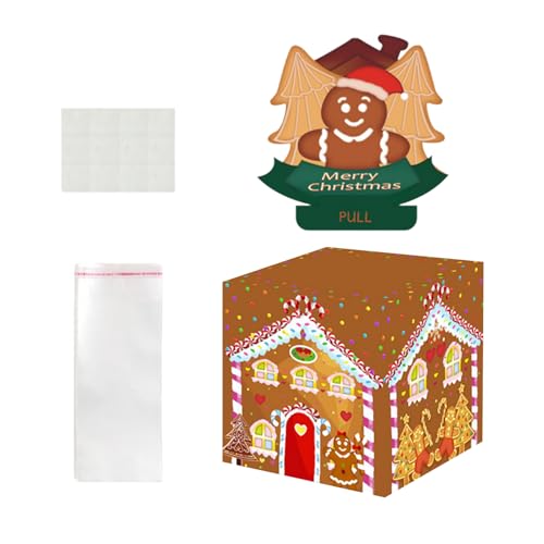 Pop Christmas Cash Box - 50 Bolsillos Novedad Dispensador De Dinero, Caja, Almacenamiento De Tarjetas Únicas | Entretenimiento del Accesorio del Festival para Niños Padres Pare Pop Christmas Cash Box - 50 Bolsillos Novedad Dispensador De Dinero, Caja, Almacenamiento De Tarjetas Únicas | Entretenimiento del Accesorio del Festival para Niños Padres Pare