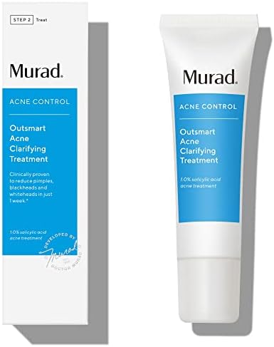 Murad Outsmart Acne Clarifying Treatment - Acne Control Gel Serum with Salicylic Acid - Oily Skin Care Treatment Backed by Science, 1.7 Fl Oz