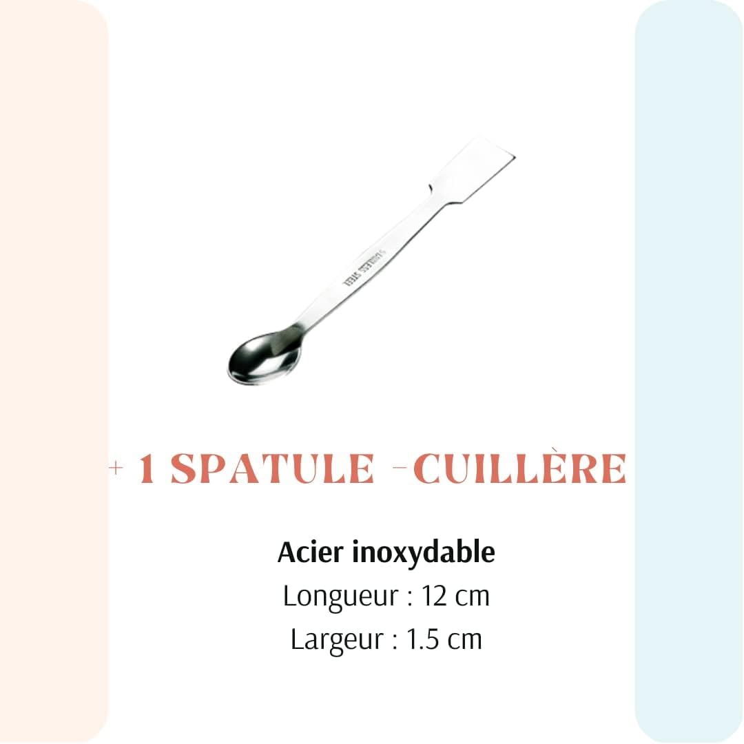 Aucomptoirdesflacons 60 x Mini bocaux en verre 40ml avec couvercle+ 1 spatule-cuillère en inox (Miel, confiture, pâté, marmelade, bonbons..) - Made in France avec couvercle or