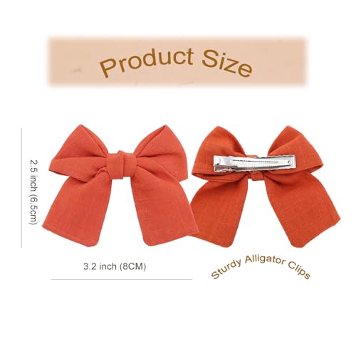 50% Off Cute Sailor Bow Hair Clips for Baby Girls - 6 Pcs