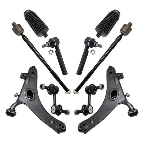 TRQ Front Steering & Suspension Kit Compatible with 2009-2012 Subaru Forester