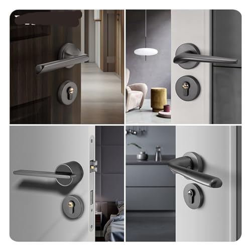 Serrure de porte intérieure design noir pour un intérieur cosy - 5