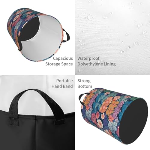 Panier à linge pliable imperméable grand format autoportant - 4