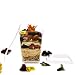 Premium 5.7 oz Super Clear Plastic Dessert Cups (50-Pack) with Mini Spoons and Secure Snap-On Lids by HallGems
