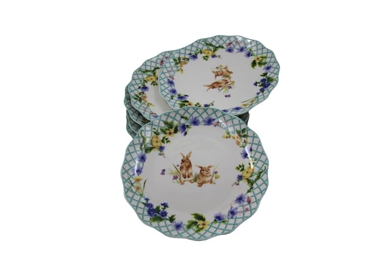 THE ROYAL FAMILY PIATTINI DOLCE SET DA 6PZ SPRING EASTER