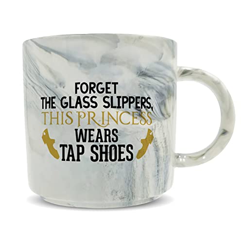Image of Hippowarehouse Forget The Glass Slippers, This Princess Wears tap Shoes Printed Mug Various Colour Options Ceramic Cup Kitchenware 11oz