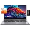Lenovo Ideapad 14 – Computadora portátil, pantalla HD de 14 pulgadas, Intel Pentium Silver N5030, 4 GB de RAM, 128 GB PCIe SSD (sin eMMC), cámara web, HDMI, lector de tarjetas SD, Win 11, gris, 1 año