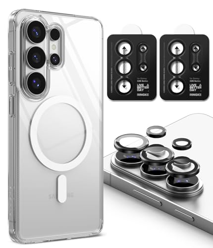Coque Samsung S26 Ultra Ringke Fusion Magnetic avec protection objectif transparente