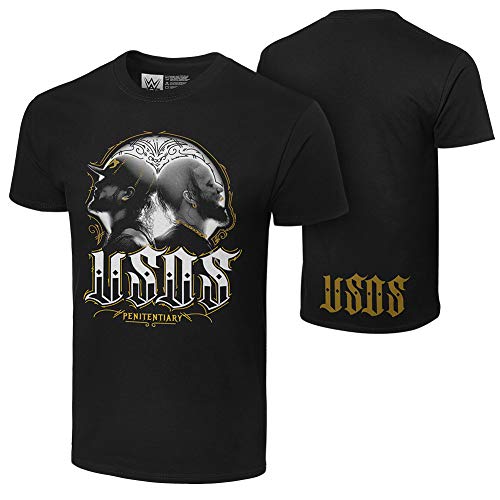 WWE Authentic Wear The Usos Penitentiary T-Shirt Black 3XL