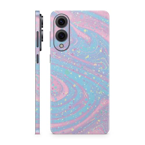 Phone Skin Compatible with Samsung Galaxy S25 Edge - Cotton Candy Swirl - Premium 3M Vinyl Protective Wrap Decal Cover - Easy to Apply | Crafted in The USA by MightySkins