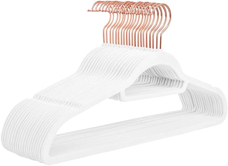 Space Saving Coat Hangers Premium Non-Slip Flocking Hangers Set of 20 Home Suit Hangers Space Saving Hanger for Clothes Hangers Coat,A