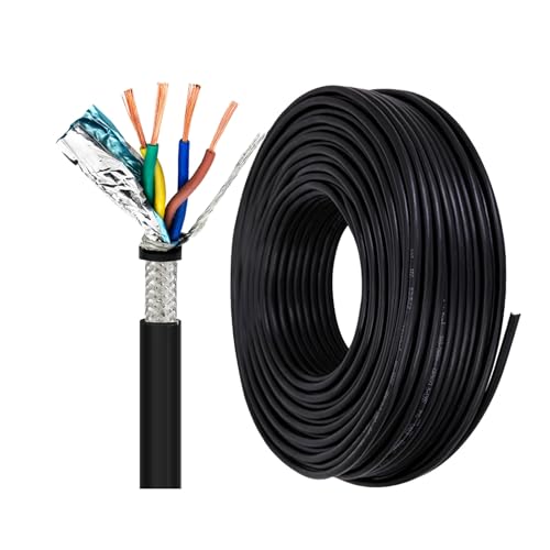 Cable apantallado con cobre OFC libre de interferencias para automatización y controles de precisión