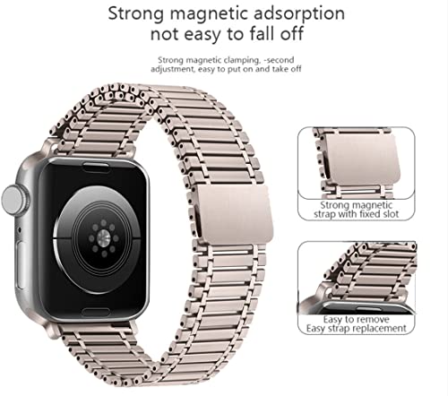 Image of Zitel Stainless Steel Bands Compatible with Apple Watch Ultra 2 / Ultra Metal Straps 49mm 45mm 44mm Series 11 | 10 | 9 | 8 | 7 | 6 | 5 | 4 | 3 | 2 | 1 | SE3 | SE2 | SE
