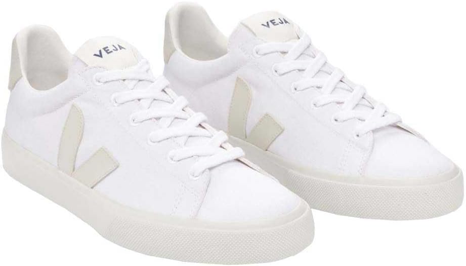 Women's Campo Canvas Trainers Sneakers/Shoes White Pierre Color