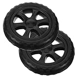 Ruedas de repuesto para carritos de compra pequeños: las ruedas de plástico son estables y resistentes, brindan una excelente resistencia al desgaste para una mayor confiabilidad, ruedas de repuesto para carrito de supermercado