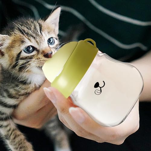 Mamadeira para animais de estimação, mamadeiras para gatinhos, Alimentador de cachorro anti asfixia