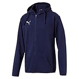 Puma Liga Casual Sudadera, Hombre, Peacoat/White, L