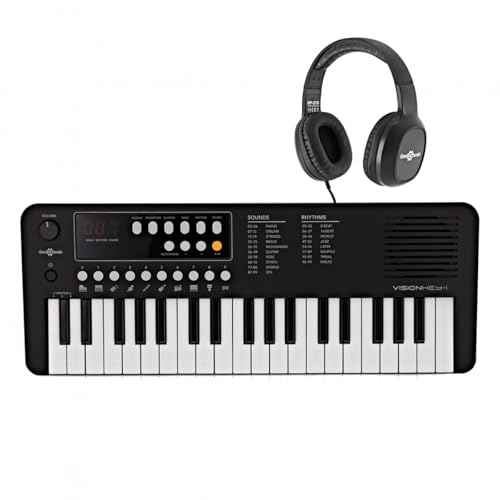 Piano numérique enfant 37 touches VISIONKEY-1 : jouez au casque partout dans la maison