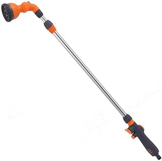 JWCN Mangueira de jardim expansível pistola de pulverização de jardim telescópica alça longa pistola de água doméstica ferramenta de irrigação de lavagem de carro jardinagem rega vidro limpo para jardim carro bicicleta e lavagem de animais de estimação atualizado