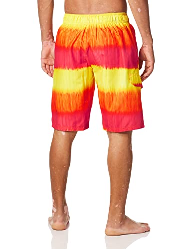 Image of Kanu Surf Men's Big Viper Extended Size Stripe Swim Trunk
