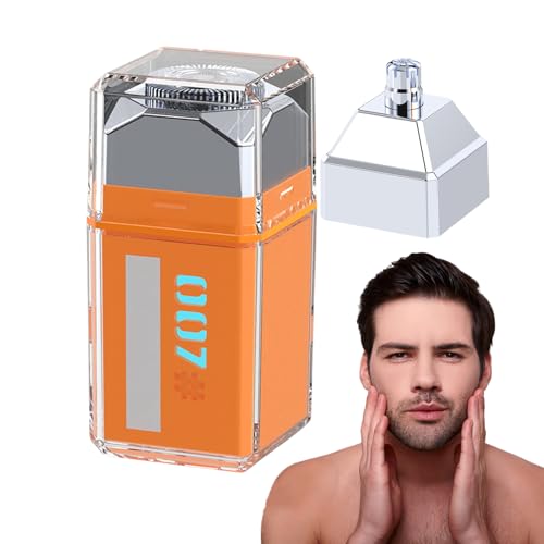Maquinilla De Afeitar De Láminas,Afeitadora Impermeable Para Barba Con Pantalla Integrada - Recortadora Sin Cable Uso Diario Viaje Casa Coche Gimnasio Barba