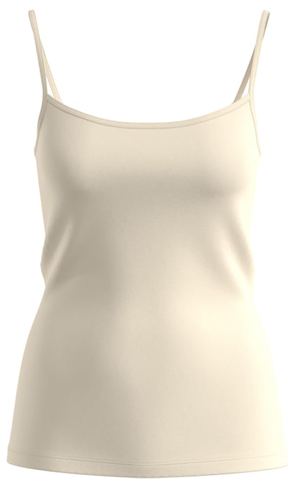 s.Oliver Women's 2179328 Top with Spaghetti Straps (Pack of 1), Brown, 18