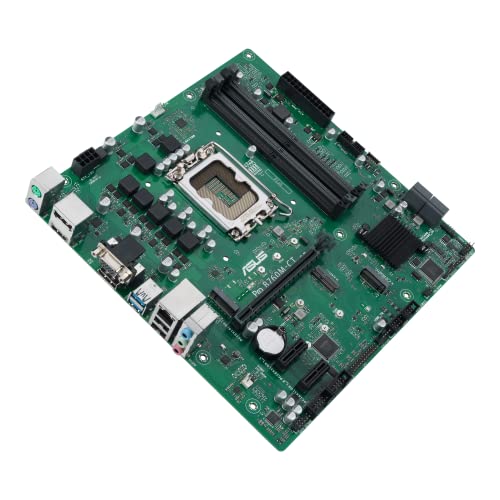 Image of ASUS Pro B760M-CT-CSM Intel LGA1700(13th&12th Gen)mATX commercial motherboard,DDR5,PCIe 4.0,2xM.2 PCIe 4.0 slots,front USB 3.2 Gen 1 Type-C,D-Sub,TPM IC onboard,Q-LED Core,Mono-out header,SMBUS header