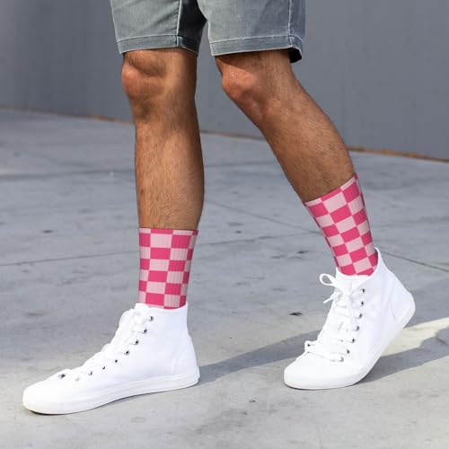 Image of Checkered Socks, Cute Socks for Women for Travel, Running, Daily