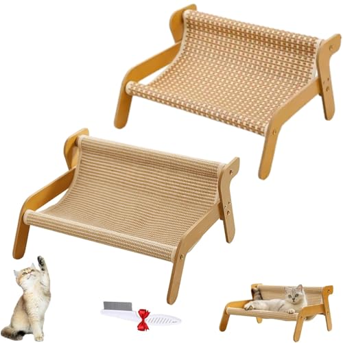 The Claw Lounge Sisal Cat Chair & Scratch Pad