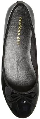 Madden Girl Women's Plie Ballet Flat, Black Patent, 7.5 | Image 4